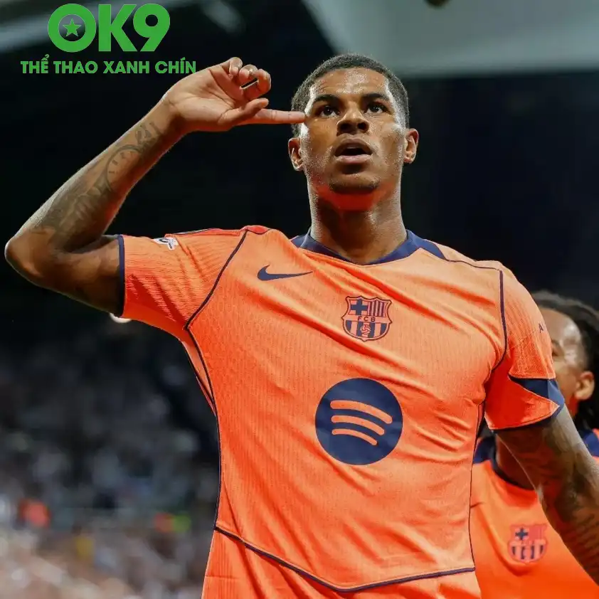 Rashford đang cho thấy phiên bản tốt nhất của mình trong màu áo Barca (ảnh: The Sun). Rashford đang cho thấy phiên bản tốt nhất của mình trong màu áo Barca